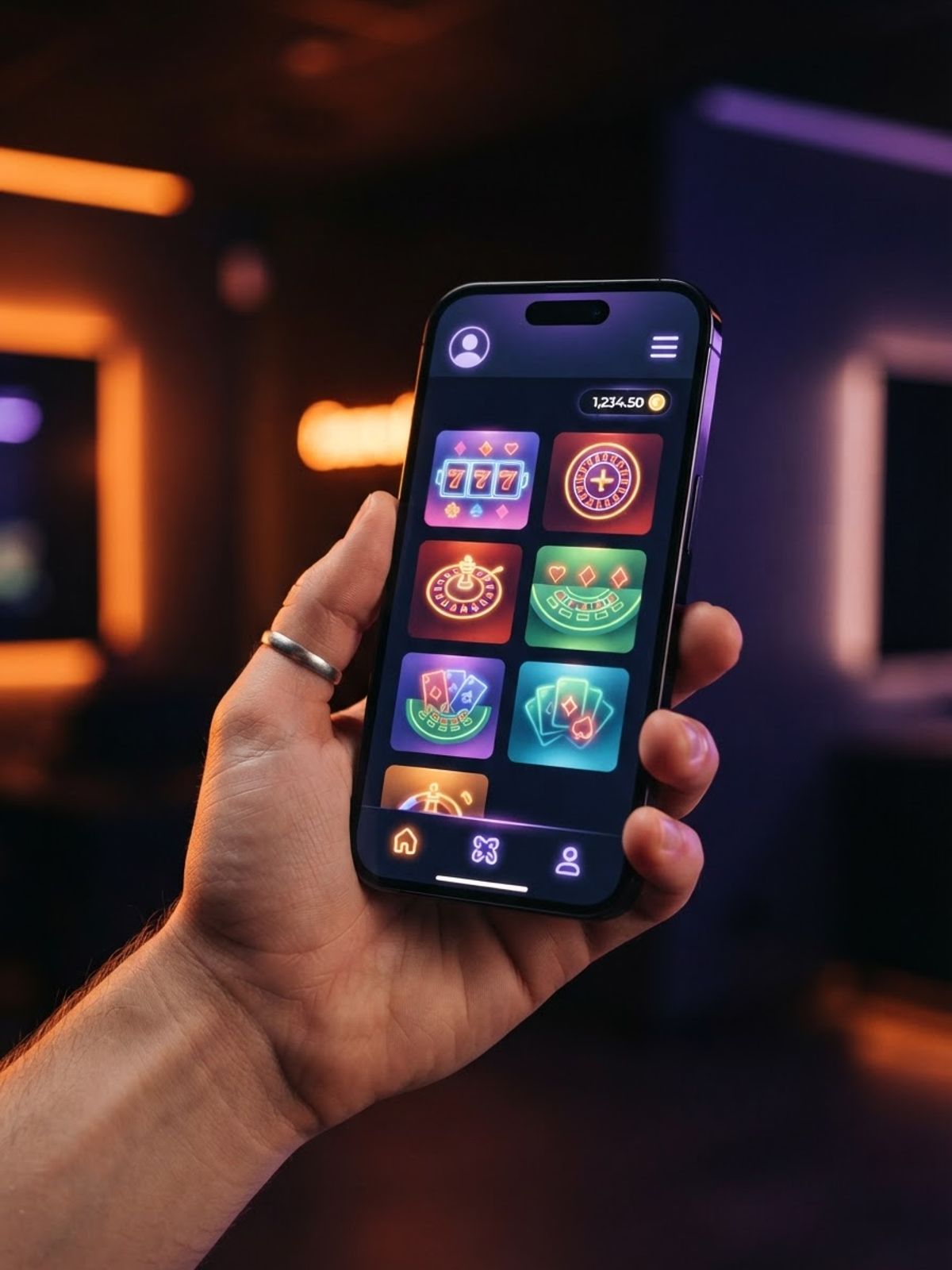 BoaBet mobil kaszinó böngészőben telefon képernyőn
